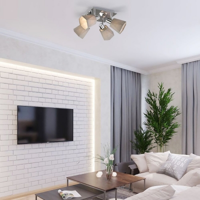 Потолочный светильник Eurosvet Verso 20087/4 хром Потолочный светильник Eurosvet Verso 20087/4 хром