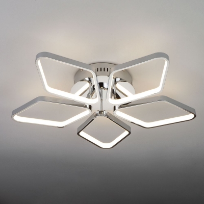 Светодиодная люстра Eurosvet Kalifea 90081/5 хром