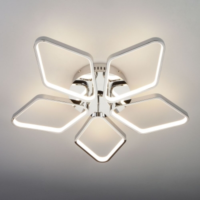 Светодиодная люстра Eurosvet Kalifea 90081/5 хром Светодиодная люстра Eurosvet Kalifea 90081/5 хром