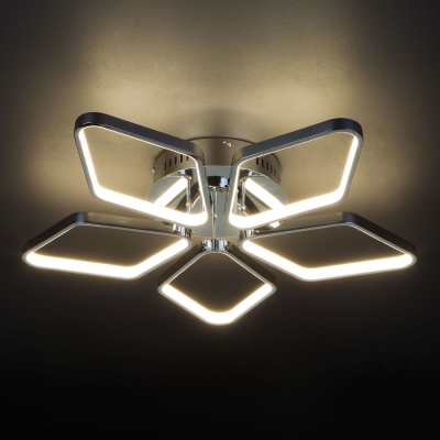 Светодиодная люстра Eurosvet Kalifea 90081/5 хром Светодиодная люстра Eurosvet Kalifea 90081/5 хром