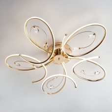 Светодиодная люстра Eurosvet Saona 90099/5 золото