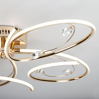 Светодиодная люстра Eurosvet Saona 90099/5 золото