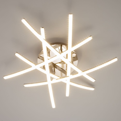 Светодиодная люстра Eurosvet Showy 90107/6 хром