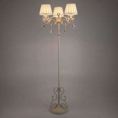 Торшер Eurosvet Ivin 12075/3F белый с золотом