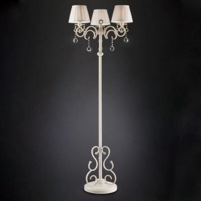 Торшер Eurosvet Ivin 12075/3F белый с золотом