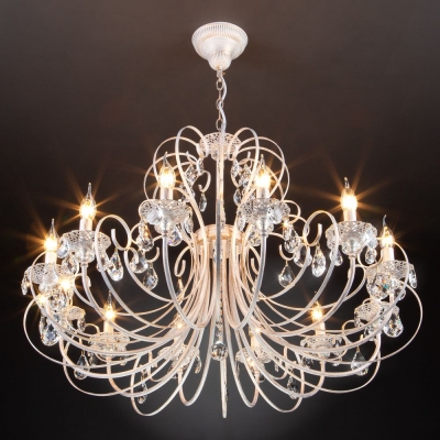 Люстра Eurosvet Alda 3305/12 белый с золотом