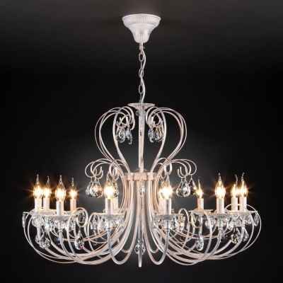 Люстра Eurosvet Alda 3305/12 белый с золотом