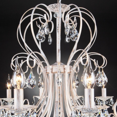 Люстра Eurosvet Alda 3305/12 белый с золотом