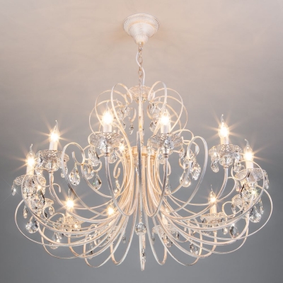 Люстра Eurosvet Alda 3305/12 белый с золотом