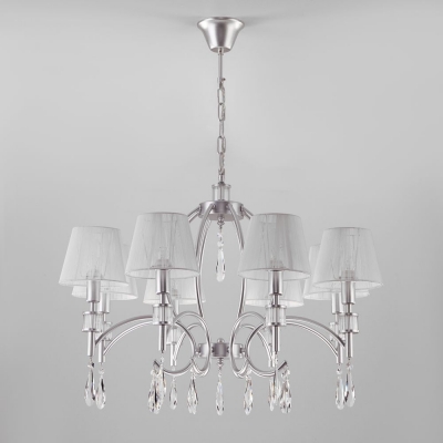 Люстра Eurosvet Capri 60092/8 серебряный