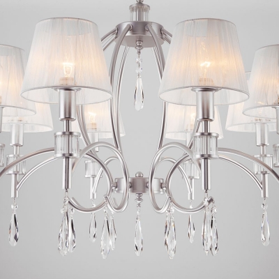 Люстра Eurosvet Capri 60092/8 серебряный