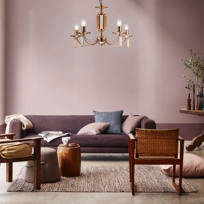 Люстра Eurosvet Volare 60087/5 античная бронза