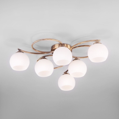 Люстра потолочная Eurosvet Alba 30144/6 античная бронза