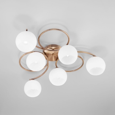 Люстра потолочная Eurosvet Alba 30144/6 античная бронза Люстра потолочная Eurosvet Alba 30144/6 античная бронза