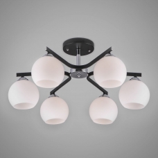 Люстра потолочная Eurosvet Blasco 30145/6 венге;хром