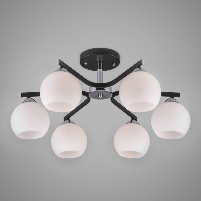 Люстра потолочная Eurosvet Blasco 30145/6 венге;хром