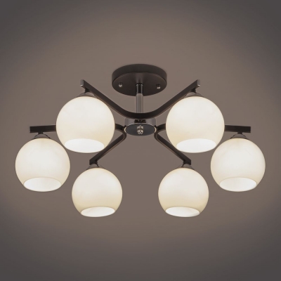 Люстра потолочная Eurosvet Blasco 30145/6 венге;хром Люстра потолочная Eurosvet Blasco 30145/6 венге;хром