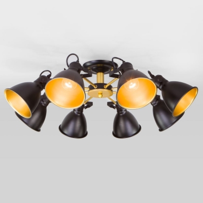 Люстра потолочная Eurosvet Denley 70112/8 золото;черный