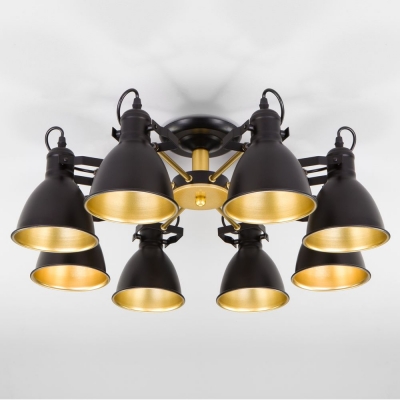 Люстра потолочная Eurosvet Denley 70112/8 золото;черный Люстра потолочная Eurosvet Denley 70112/8 золото;черный