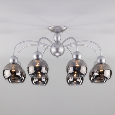 Люстра потолочная Eurosvet Fabia 30148/8 серебряный