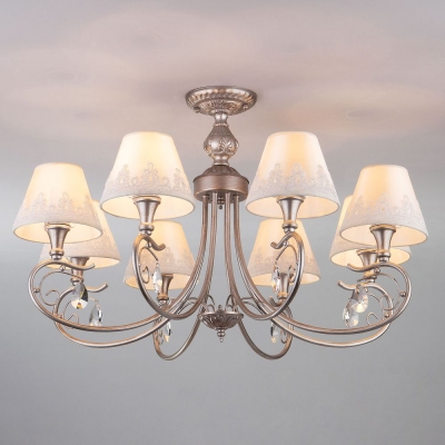 Люстра потолочная Eurosvet Incanto 60069/8 серебряный Люстра потолочная Eurosvet Incanto 60069/8 серебряный