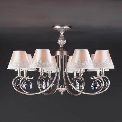 Люстра потолочная Eurosvet Incanto 60069/8 серебряный Люстра потолочная Eurosvet Incanto 60069/8 серебряный