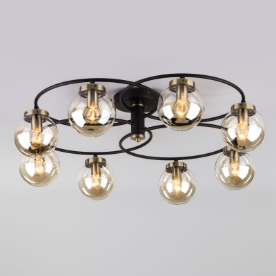 Люстра потолочная Eurosvet Link 70104/8 чёрный