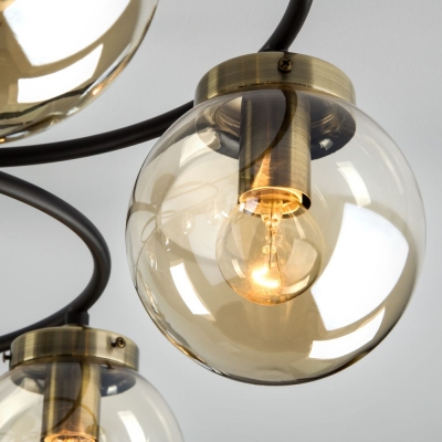 Люстра потолочная Eurosvet Link 70104/8 чёрный