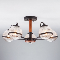 Люстра потолочная Eurosvet Livia 70081/5 чёрный