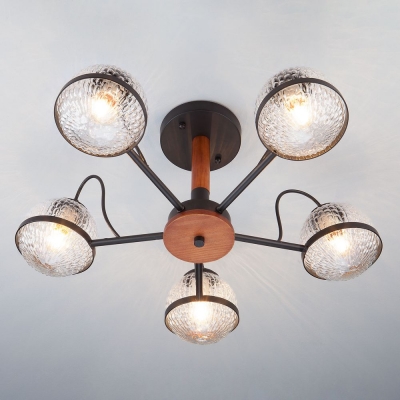 Люстра потолочная Eurosvet Livia 70081/5 чёрный