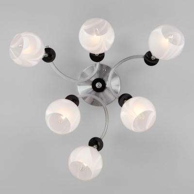 Люстра потолочная Eurosvet Polo 9643/6 серебряный Люстра потолочная Eurosvet Polo 9643/6 серебряный