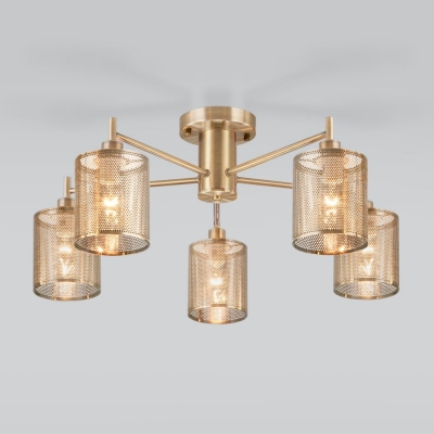 Люстра потолочная Eurosvet Tela 70109/5 хром