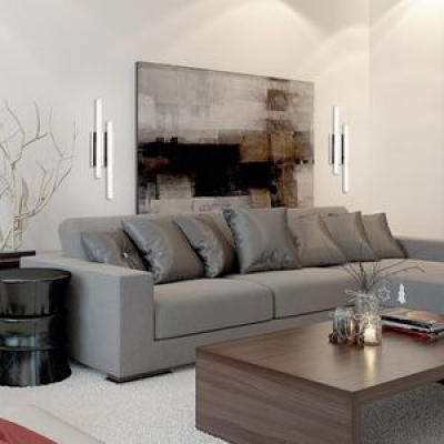 Настенный светильник Eurosvet Hi-tech 90020/2 хром Настенный светильник Eurosvet Hi-tech 90020/2 хром