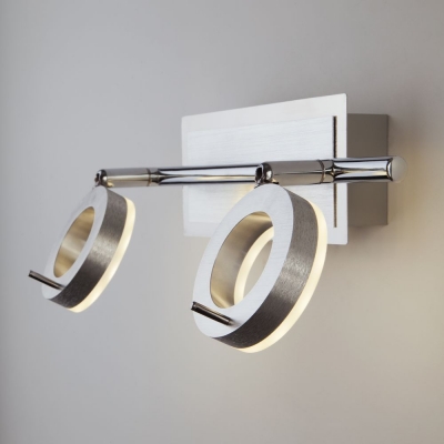 Настенный светильник Eurosvet Wheel 20001/2 алюминий