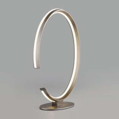 Настольная лампа Eurosvet Gap 80414/1 сатинированный никель Настольная лампа Eurosvet Gap 80414/1 сатинированный никель