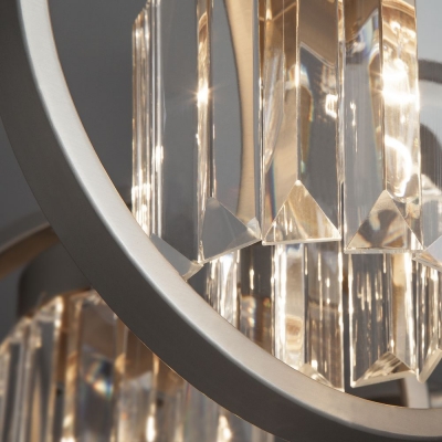 Потолочная люстра Eurosvet Loraine 10095/8 сатинированный никель