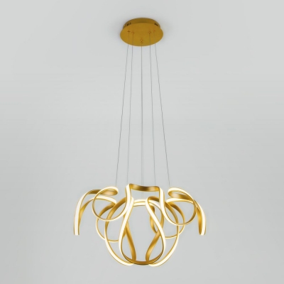 Светодиодная люстра Eurosvet Alstroemeria 90138/2 золото