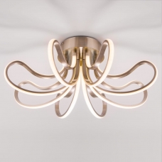 Светодиодная люстра Eurosvet Lilium 90079/8 сатинированный никель