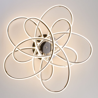 Светодиодная люстра Eurosvet Spring 90143/5 хром