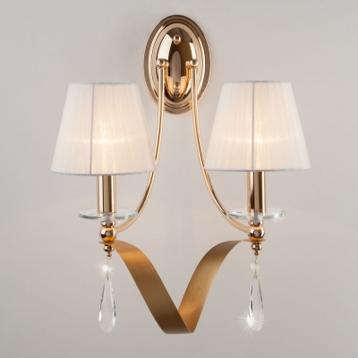 Двойное бра Eurosvet Adelia 60063/2 золото