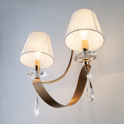 Двойное бра Eurosvet Adelia 60063/2 золото Двойное бра Eurosvet Adelia 60063/2 золото