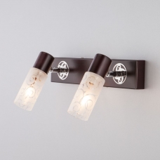 Двойное бра Eurosvet Astoria 21130/2 хром;тёмное дерево