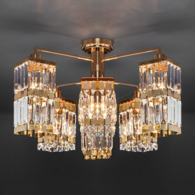 Хрустальная люстра Eurosvet Barra 10100/8 хром