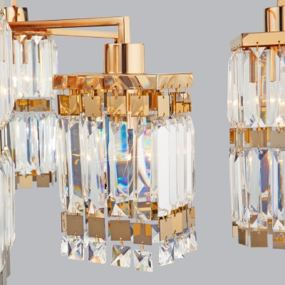 Хрустальная люстра Eurosvet Barra 10100/8 хром Хрустальная люстра Eurosvet Barra 10100/8 хром