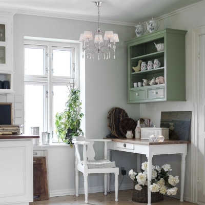 Люстра Eurosvet Capri 60092/5 серебряный