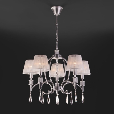 Люстра Eurosvet Capri 60092/5 серебряный