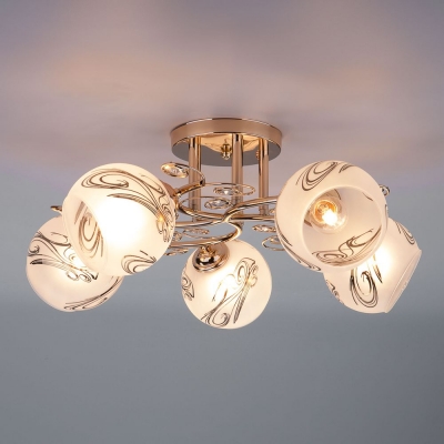 Люстра потолочная Eurosvet Delano 30031/5 хром