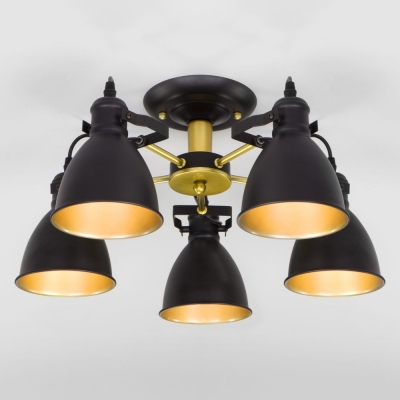 Люстра потолочная Eurosvet Denley 70112/5 золото;черный Люстра потолочная Eurosvet Denley 70112/5 золото;черный