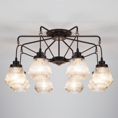 Люстра потолочная Eurosvet Fregata 70078/8 чёрный