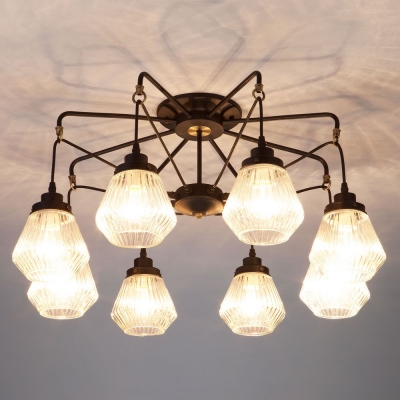 Люстра потолочная Eurosvet Fregata 70078/8 чёрный